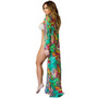 Layla Hawaiian Floral Cover Up