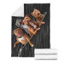 Smiling Pitbull Blanket Gifts For Dog Lover