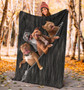 Smiling Pitbull Blanket Gifts For Dog Lover