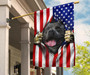 Pitbull American Flag Fourth Of July Flag Patriotic Gift For Dog Lovers