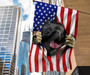 Pitbull American Flag Fourth Of July Flag Patriotic Gift For Dog Lovers