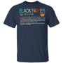 Black Father Shirt African American Fathers Day Shirts Gift For Dad