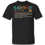 Black Father Shirt African American Fathers Day Shirts Gift For Dad