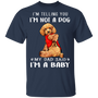 Poodle I'm Telling You I'm Not a Dog T-Shirt Tattoos I Love Dad, Fathers Day Gifts From Son