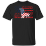 Dachshund Shirt American Flag Dog T-Shirt 4th Of July