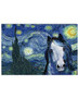 Horse The Starry Night by Vincent Van Gogh Poster I Survived 2020 Poster Gift For Horse Lover