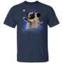 Titanic Dogs T-Shirt Design Print Pug Lovers Shirts Cool
