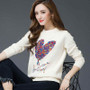 Love Feather Knitted Sweater