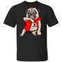 Pug Tattoo I Love Mom Cute Dog Shirt Mother's Day Gift