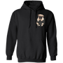 Lovely Pug 3D Hoodie Inside Pocket Womens and Mens