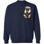 Lovely Pug 3D  Sweater Inside Pocket Womens and Mens