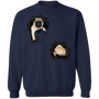 Cute 3D Pug Printing Men and Women Sweater Winter Fashion Sweatshirt