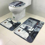 European Bathroom Set Toilet Seat Cover (3 pcs)