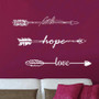 Faith Hope Love Arrow Wall Art