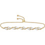 Bracelets |  10kt Yellow Gold Womens Round Diamond Bolo Bracelet 1/3 Cttw |  Splendid Jewellery