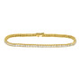 Bracelets |  14kt Yellow Gold Womens Round Diamond Classic Tennis Bracelet 2 Cttw |  Splendid Jewellery