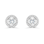 Simple and Classy 925 Sterling Silver Cubic Zirconia Stud Earrings