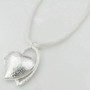 Charming Heart Pendant Necklace - Silver Jewellery for Women - Gift for Her