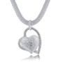 Charming Heart Pendant Necklace - Silver Jewellery for Women - Gift for Her