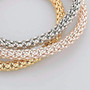 Gold Color Chain Bracelet Round Hollow Charm Bracelets