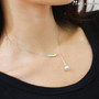 Sterling Silver Pearl Pendant Necklace