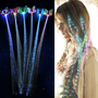 LED Light Hair Sparkle Clip Extensions