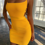 Bandage Hollow Party Dress