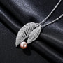 925 Sterling Silver Chains Necklace Natural Pearl Pendant