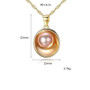 S925 Silver Jewelry Chains Natural Pearl Necklace