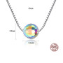 S925 Silver Jewelry Crystal Pendant Necklace