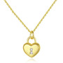 Heart of Love - 0.25 ct Tiny Pendant Pendant Necklace - Silver/Gold