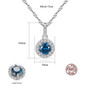 925 Sterling Silver Necklace Jewelry Gemstone Pendant