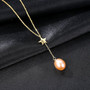 925 Sterling Silver Necklace Natural Pearl Pendant