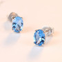 925 Sterling Silver Jewelry Gemstone Earrings