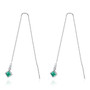 925 Sterling Silver Jewelry Gemstone Earrings