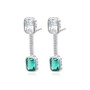 925 Sterling Silver Jewelry Gemstone Earrings