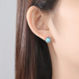 925 Sterling Silver Jewelry Gemstone Earrings
