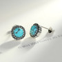 925 Sterling Silver Jewelry Gemstone Earrings