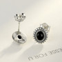 925 Sterling Silver Jewelry Gemstone Earrings