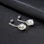 Natural Pearl 925 Sterling Silver Earrings