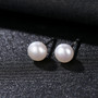 Natural Pearl 925 Sterling Silver Earrings