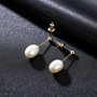 Natural Pearl 925 Sterling Silver Earrings