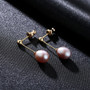 Natural Pearl 925 Sterling Silver Earrings