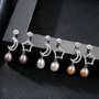 Natural Pearl 925 Sterling Silver Earrings