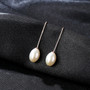 Natural Pearl 925 Sterling Silver Earrings