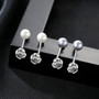 Natural Pearl 925 Sterling Silver Earrings