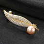 925 Sterling Silver Jewelry Natural Pearl Brooch