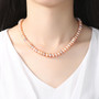 925 Sterling Silver Natural Pearl Necklace