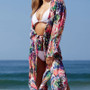 Chiffon Open Front Kimono Cardigan Boho Bikini Cover Up