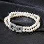 925 Sterling Silver Natural Pearl Bracelet